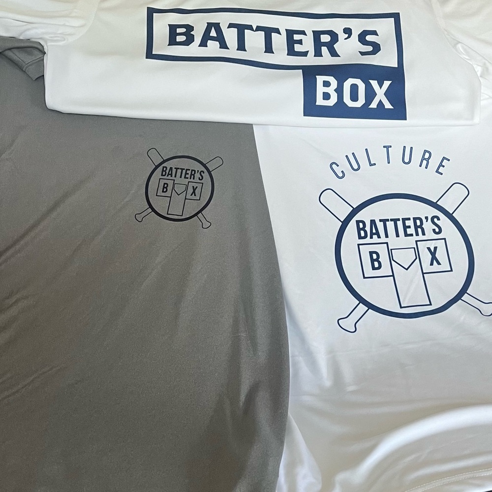 Batter’s Box Sublimated Logo DriFit(Pick your size and design) Baseball/Softball